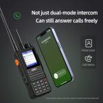 KSUN POC Radio with SIM Cards, Global Walkie Talkies UHF Handheld Two-Way Radios Dual PTT & Antenna, Unlimited Range Cellular Network Rechargeable Push to Talk Over for Adults Hiking, 2-Pack CT58