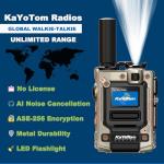 （Lifetime Free） Nationwide Walkie Talkie - Rapid PTT Unlimited Range Long Distance Global POC Two Way Radio for Family, Business, Outdoor Use, FCC Certified, Durable with Long Battery Life