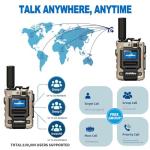 （Lifetime Free） Nationwide Walkie Talkie - Rapid PTT Unlimited Range Long Distance Global POC Two Way Radio for Family, Business, Outdoor Use, FCC Certified, Durable with Long Battery Life