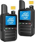 Lifetime Free Unlimited Range Rapid Global Walkie Talkies PTT Push-To-Talk over