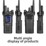 GLOBAL-PTT 2-Pack 4G LTE PoC and Analog Two-Way Radios, Dual Band UHF/VHF 10w Power Unlimited Nationwide Range Walkie Talkie - Included 1-Year Data Plan (5288 Plus)