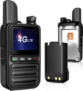 4G LTE POC Walkie Talkies Long Range Two Way Radio 2 Pack Nationwide PTT