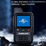 POC RADIOS Unlimited Range - Nationwide 4G LTE Global PTT Long Range Walkie Talkies Set of 2 - No Monthly or Subscription Fees