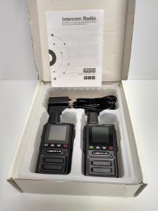 NEW POC Radio Intercom Radio Walkie Talkies sound Quality Single & Group Call