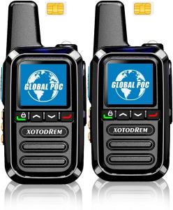 Global Lifetime Free Rapid Walkie Talkies Unlimited Range 4G LTE PoC(Push-to-...