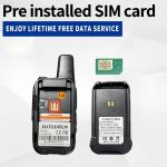 Global Lifetime Free Rapid Walkie Talkies 4G LTE PoC PTT Two Way Radios 2PCS SIM