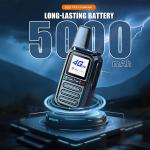 Global Lifetime Free Rapid Walkie Talkies 4G LTE PoC PTT Two Way Radios 2PCS SIM