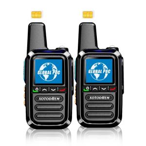 Global Lifetime Free Rapid Walkie Talkies Unlimited Range 4G LTE PoC(Push-to-...
