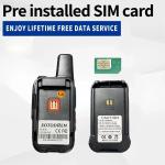 Global Lifetime Free Rapid Walkie Talkies Unlimited Range 4G LTE PoC(Push-to-...
