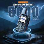 Global Lifetime Free Rapid Walkie Talkies Unlimited Range 4G LTE PoC(Push-to-...