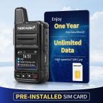 TIDRADIO TD-M15 Rapid Global Walkie Talkies 5000 Mile Long Range Poc radios, ...