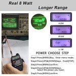 BaoFeng UV-5R Pro 5 Pack High Power Radio 144-148Mhz/420-450Mhz Ham Radio Handheld Two Way Radio with TIDRADIO-771 Antenna Walkie Talkie for Off-Roading