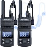 T1 FRS Walkie Talkie Set for Adults, Long Range Two-Way Radio, with Earpiece Fam