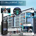 T1 FRS Walkie Talkie Set for Adults, Long Range Two-Way Radio, with Earpiece Fam