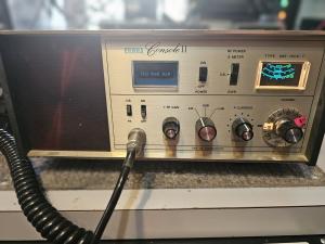 SBE CONSOLE II All Original CB Radio Base Station with Microphone Tested Working