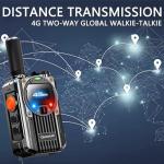 (Lifetime Free) Walkie Talkie Unlimited Range 4G LTE PoC Long-Range Walkie Talkie,Featuring a portative AM/FM Function,FCC Certified,Suitable for Transportation fleets,Construction Sites, etc.