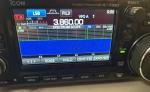 ICOM IC-7300 HF 50 mHz Amateur Ham Radio Transceiver & Microphone & Book