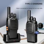 H-777 2 Way Radios, Walkie Talkies for Adults, Rechargeable Long Range Two Way R