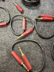 Lot of 45 WWII Military Radio Audio Headset Cable Plug Jack JK-26 PJ-047R