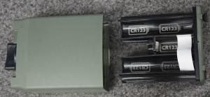 HARRIS MILITARY PRC-152 RADIO L123 BATTERY HOLDER RF-5911-PS002 12050-2005-01