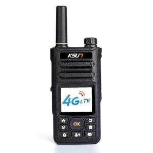 KSUN 4G Network Radio WiFi Walkie Talkie Long Range with Bluetooth-Compatible LTE/PoC Two Way Radio Push-to-Talk for Zello Android w/4000mAh Rechargeable Battery, ZL10