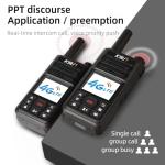 KSUN 4G Network Radio WiFi Walkie Talkie Long Range with Bluetooth-Compatible LTE/PoC Two Way Radio Push-to-Talk for Zello Android w/4000mAh Rechargeable Battery, ZL10