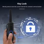 RT68H 2W FRS 4 pack walkie talkies long range Type-C Portable VOX Two Way Radios