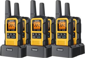 G2Pro+ IP67 Waterproof Floating Walkie Talkies Long Range for Adults, Heavy Duty