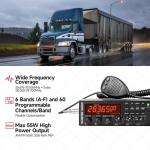 OMIZN 5558 SSB CB Radio 10 Meter Multi-Mode PA/CW/AM/FM/USB/LSB, 55W Max Power, 360 Channels, Instant Channel 9, NB/ANL, SWR Calibration, ASC, TB, RF-Gain, Auto-Scan, Support Programming