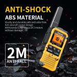 G2Pro+ IP67 Waterproof Floating Walkie Talkies Long Range for Adults, Heavy Duty