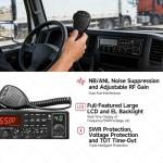 OMIZN 5558 SSB CB Radio 10 Meter Multi-Mode PA/CW/AM/FM/USB/LSB, 55W Max Power, 360 Channels, Instant Channel 9, NB/ANL, SWR Calibration, ASC, TB, RF-Gain, Auto-Scan, Support Programming