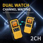 G2Pro+ IP67 Waterproof Floating Walkie Talkies Long Range for Adults, Heavy Duty