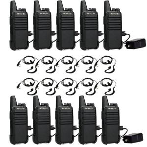 Retevis RT22 Walkie Talkies Two Way Radio Long Range VOX For School/Store 10Pack