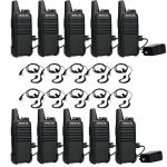 Retevis RT22 Walkie Talkies Two Way Radio Long Range VOX For School/Store 10Pack