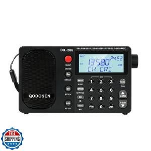 QODOSEN DX-286 Portable Radio, with TEF6686 Automotive Chip,LW,AM
