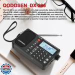 QODOSEN DX-286 Portable Radio, with TEF6686 Automotive Chip,LW,AM