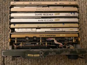 RARE Magnavox RT-1319B/URC AN/PRC-113 Manpack Military Radio - FOR PARTS/SCRAP