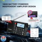 QODOSEN DX-286 Portable Radio, with TEF6686 Automotive Chip,LW,AM