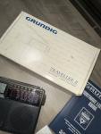 Vintage Grundig Traveller II Seven Band Travel Shortwave Radio w/ Case & Earbuds