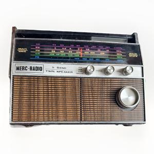Vintage Merc Radio 5 Band Portable AM FM Made in Japan
