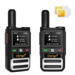 CLARIGO C Unlimited Range Walkie Talkies with Lifetime Use SIM Card Global Walkie Talkies Poc Radios Dual SIM Encrypted Calls 6800mAh Battery (R300)