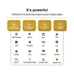 TIDRADIO TD-H3 GMRS Radio (4 Pack),USB-C Programming & Charging,Multi-Band Receiving Two-Way Radio,8pcs 2500mAh Battery,AM/FM Reception,NOAA VOX SCAN,Walkie Talkie with Earpiece & Airband Antenna