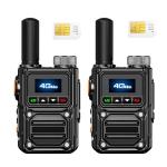 GPDD Global Walkie Talkies with SIM Cards 2-Pack - Unlimited Range Two-Way Intercoms with 5000mAh Rechargeable Battery - PoC Two Way Walkie-Talkie for Security, Outdoor Adventures & Travel Teams