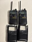 Alinco DJ-S46 Classic 90's UHF FM Transceiver Family Radio Set w/ Earbuds & Case