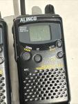 Alinco DJ-S46 Classic 90's UHF FM Transceiver Family Radio Set w/ Earbuds & Case
