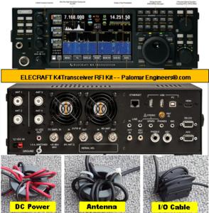 Elecraft K4 Transceiver RFI and Noise Reduction Kit, RFI Range 1-60 MHz, 24 Filt