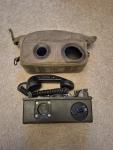 US Army Field Telephone Set TA-312/PT Vintage Military Radio Phone With Bag 1956