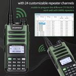 BAOFENG GMRS Radio Handheld Long Range GM-15 Pro 8W NOAA Weather Receiver Radio,GMRS Repeater Capable,Rechargeable Walkie Talkies Two Way Radio with Six-Way Multi-Unit USB-C Charger,6Pack