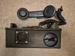 US Army Field Telephone Set TA-312/PT Vintage Military Radio Phone With Bag 1956