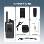 2 Pack Retevis RT68B FRS long range walkie talkies 2W For Business Two Way Radio